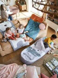 Sac De Couchage Renard Vert Grisé Imprimé - Vertbaudet -Enfants Meubles Magasin sac de couchage renard 8