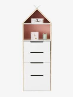 Semainier Fond Réversible Bleu Ou Rose LIGNE TIPILI Bleu Clair - Vertbaudet -Enfants Meubles Magasin semainier fond reversible bleu ou rose ligne tipili 3