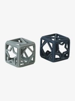 Set De 2 Cubes En Silicone Bleu - Vertbaudet -Enfants Meubles Magasin set de 2 cubes en silicone 3