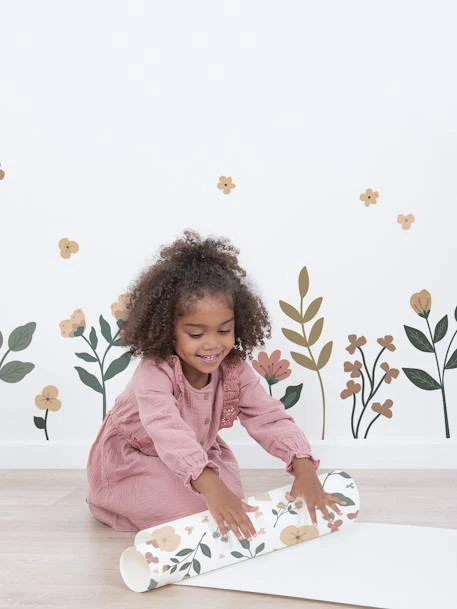 Stickers Feuilles Fleurs Bloem LILIPINSO Multicolore - Lilipinso 4 Stickers Feuilles Fleurs Bloem LILIPINSO Multicolore - Lilipinso – Image 2