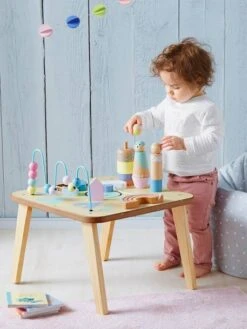 Table D'activités Petits Sioux En Bois FSC® Multicolore - Vertbaudet -Enfants Meubles Magasin table dactivites petits sioux en bois fsc 2