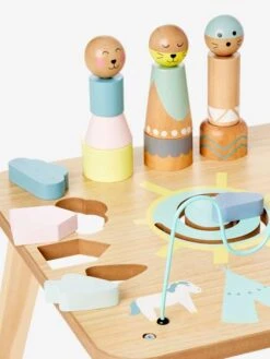 Table D'activités Petits Sioux En Bois FSC® Multicolore - Vertbaudet -Enfants Meubles Magasin table dactivites petits sioux en bois fsc 4