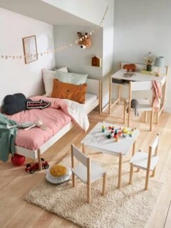 Table De Jeu LIGNE WOODY Blanc - Bois - Vertbaudet 8 Table De Jeu LIGNE WOODY Blanc - Bois - Vertbaudet -Enfants Meubles Magasin table de jeu ligne woody 2