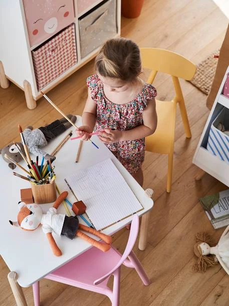 Table De Jeu LIGNE WOODY Blanc - Bois - Vertbaudet 6 Table De Jeu LIGNE WOODY Blanc - Bois - Vertbaudet – Image 4