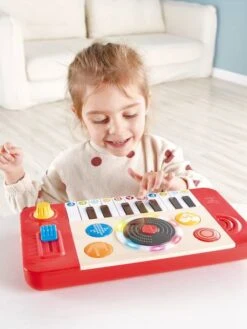 Table De Mixage DJ Mix - HAPE Blanc - Hape -Enfants Meubles Magasin table de mixage dj mix hape 2