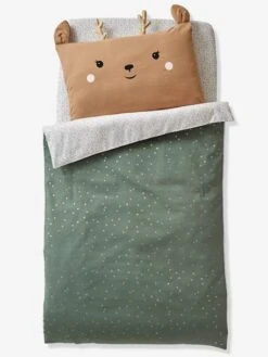 Taie D'oreiller Bébé Biche GREEN FOREST Beige - Vertbaudet 7 Taie D'oreiller Bébé Biche GREEN FOREST Beige - Vertbaudet -Enfants Meubles Magasin taie doreiller bebe biche green forest 1