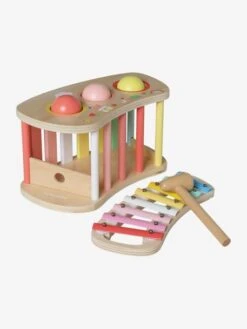 Tap Tap Xylophone 2 En 1 En Bois FSC® Multicolore - Vertbaudet -Enfants Meubles Magasin tap tap xylophone 2 en 1 en bois fsc 4