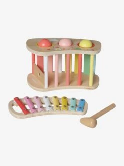 Tap Tap Xylophone 2 En 1 En Bois FSC® Multicolore - Vertbaudet -Enfants Meubles Magasin tap tap xylophone 2 en 1 en bois fsc 5
