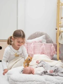 Tapis Coton Lavable Ailes Puffy Wings LORENA CANALS Bleu Grisé - Lorena Canals -Enfants Meubles Magasin tapis coton lavable ailes puffy wings lorena canals 2