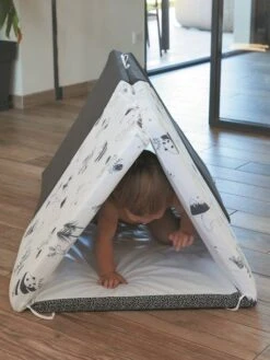 Tapis De Motricité XL Black And White Experience - CANDIDE Blanc - Candide -Enfants Meubles Magasin tapis de motricite xl black and white experience candide 5