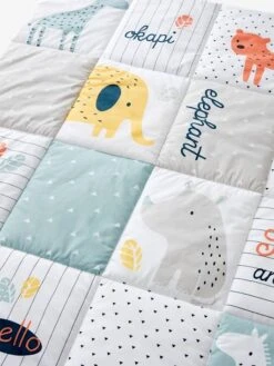 Tapis De Sol Patchwork Jungle Baby Multicolore - Vertbaudet -Enfants Meubles Magasin tapis de sol patchwork jungle baby 4
