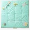 Tapis D'éveil Souple Funny Baby Vert D'eau Imprimé - Vertbaudet -Enfants Meubles Magasin tapis deveil souple funny baby