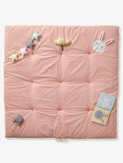 Tapis D'éveil Souple Sans Arche Sweet Fun Rose Imprimé - Vertbaudet