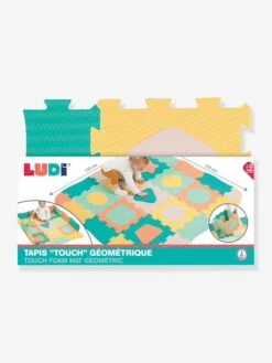 Tapis Géométrique Touch LUDI Multicolore - Ludi -Enfants Meubles Magasin tapis geometrique touch ludi 2