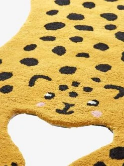 Tapis Panthère Ocre / Noir - Vertbaudet -Enfants Meubles Magasin tapis panthere 2