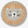 Tapis Rond Lavable Lion Gris / Orange - Vertbaudet 1 Tapis Rond Lavable Lion Gris / Orange - Vertbaudet -Enfants Meubles Magasin tapis rond lavable lion