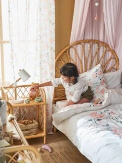 Tête De Lit Rotin Enfant Fleur Naturel - Vertbaudet -Enfants Meubles Magasin tete de lit rotin enfant fleur 4