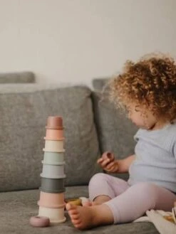 Tour à Empiler - MUSHIE Rose - Mushie -Enfants Meubles Magasin tour a empiler mushie 2