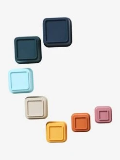 Tour De Cubes En Silicone Multicolor - Vertbaudet -Enfants Meubles Magasin tour de cubes en silicone 4