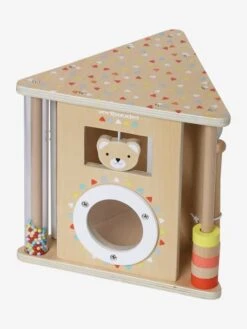 Triangle D'activités Musicales En Bois FSC® Beige - Vertbaudet -Enfants Meubles Magasin triangle dactivites musicales en bois fsc 2