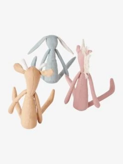 Trio De Poupées En Lin Multicolore - Vertbaudet -Enfants Meubles Magasin trio de poupees en lin 4