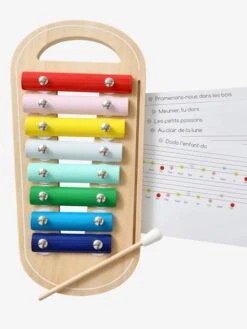 Xylophone Avec Partitions En Bois FSC® Multicolore - Vertbaudet -Enfants Meubles Magasin xylophone avec partitions en bois fsc 2